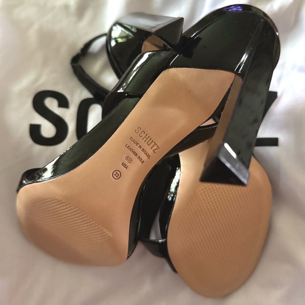 Brand New SCHUTZ Black Elegant Heels with Strappy Design - Picture 5 of 5